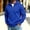 Blue, variant on fnnxeal Mens Sweatshirts Zipper Hoodie Fall Casual Solid Long Sleeve Navy Sweatshirts for Men Size 2XL