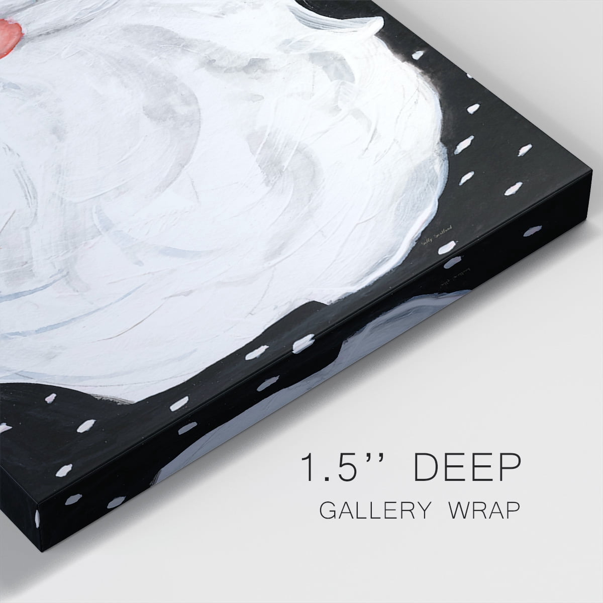 Winter Home Gnome- Gallery Wrapped Canvas