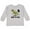AC-Heather Grey, variant on 4th Birthday Party Dinosaur 4 Year Old Boys Long Sleeve Toddler T-Shirt