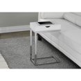 thumbnail image 4 of Monarch Specialties Table d'Appoint Contemporaine avec Tiroir, Blanc (2 Pièces), 4 of 6