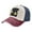 Navy And Red, variant on Firework Happy New Year Baseball Cap Distressed Adjustable Vintage Cotton Denim Hat for Women Men