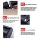thumbnail image 2 of Home Watch Roll Display Box PU Leather Travel Case 3 Slot Storage Wrist Watch Pouch, 2 of 5