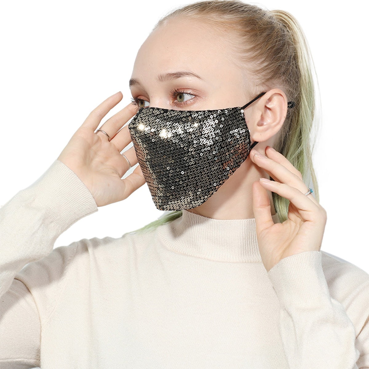 Women Fashion Party Mouth Mask Cotton Anti Dust Anti Haze Washable