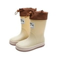 thumbnail image 4 of Caywon Rain Boots Water boots Waterproof PVC Rubber Boots Outdoor Mud Boots,Comfortable Lightweight Mid-Calf Gardening Shoes, 4 of 5