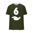 thumbnail image 5 of Tops para hombre, blusas y camisas de manga corta con cuello redondo para hombre, jersey informal con cuello redondo estampado para hombre, pantalones cortos deportivos para fitness, blusa de poliéste, 5 of 5