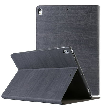 SUMACLIFE Vintage Grain Protective Portfolio Tablet Case for Apple iPad Pro 10.5 Models (Exact Perfect