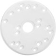 thumbnail image 1 of HUGFEGWE Dia 6-1/2" Router Base Plate, Clear Acrylic with w/BrassCentering Pin &Brass Nut, Screws for Trim Routers (6-1/2" Circle), Fits, CA919-116673, 1 of 9
