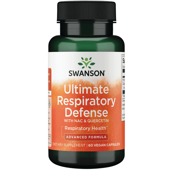 Swanson Ultimate Respiratory Defense with Nac and Quercetin 60 Vegan Caps