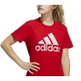 thumbnail image 2 of adidas Women's Americana Logo T-Shirt Red Size Medium, 2 of 3