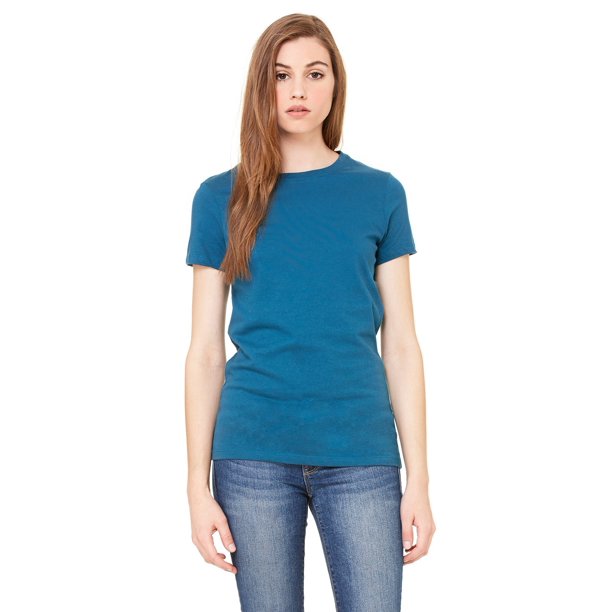 Download BELLA+CANVAS - Branded Bella + Canvas Ladies Jersey Short ...