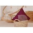 thumbnail image 6 of 20" x 20" Simply Daisy Leaf Study Polyester Accent Pillow, Plum Qty 1, 6 of 6