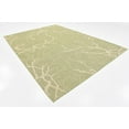 thumbnail image 2 of Unique Loom Botanical Collection Abstract Pictorial Transitional Indoor and Outdoor Flatweave Area Rug, 8 Feet x 11 Feet 4 Inch, Light Green/Beige, 2 of 2
