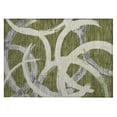 thumbnail image 2 of Addison Rugs Chantille Indoor/Outdoor Transitional Circles Olive Washable Rectangle Rug, 1'8" x 2'6", 2 of 6