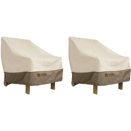 Classic Accessories Veranda Patio Lounge Chair/Club Chair Cover 2-Pack