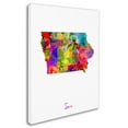 thumbnail image 3 of Trademark Fine Art "Iowa Map" Canvas Art by Michael Tompsett, 3 of 4