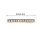 thumbnail image 3 of 5 piezas de correas de reloj decorativas con anillos dorados y bucles para correa de reloj inteligente, 3 of 5