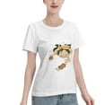 thumbnail image 2 of Women's Basic Short Sleeve T-Shirt One Piece Luffy, 2 of 6