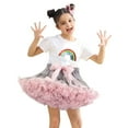 thumbnail image 1 of SXcggal One Robe Tutu Mode Enfant Couleur Unie Nœud Robe Tutu Fille Belle Mode Mignonne Robe Enfant, 1 of 3