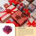 thumbnail image 1 of Raphia en Papier Froissé Déchiqueté Matériau de Remplissage Coloré pour Boîtes Bricolage Emballage Confettis Mariage Fête Cartes de Vœux Accessoires en Papier de Soie Rouge Vin, 1 of 6
