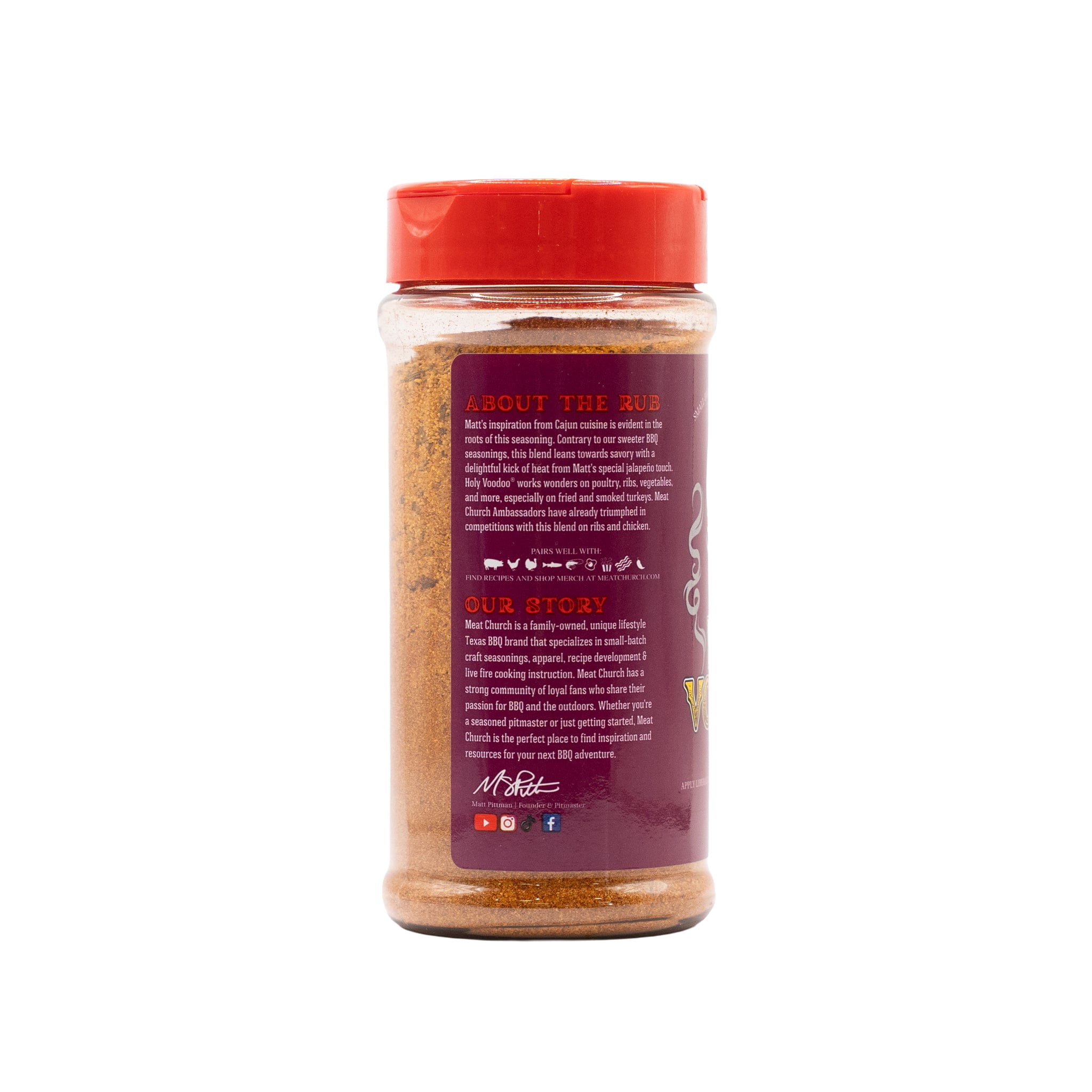Meat Church Holy Voodoo BBQ Rub