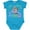 Turquoise, variant on Inktastic St. Petersburg Florida Cute Swimming Manatee Boys or Girls Baby Bodysuit
