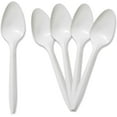 thumbnail image 3 of PAMI Disposable Teaspoons Medium Weight Coffee Spoons Plastic Utensils, 400-Pack, 3 of 6