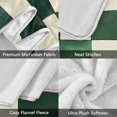 thumbnail image 3 of Yayeee Throw Blanket for Couch Soft Warm 50" x 60" Sofa Chair Bed Decoration, Green and White Plaid Pattern, 3 of 7