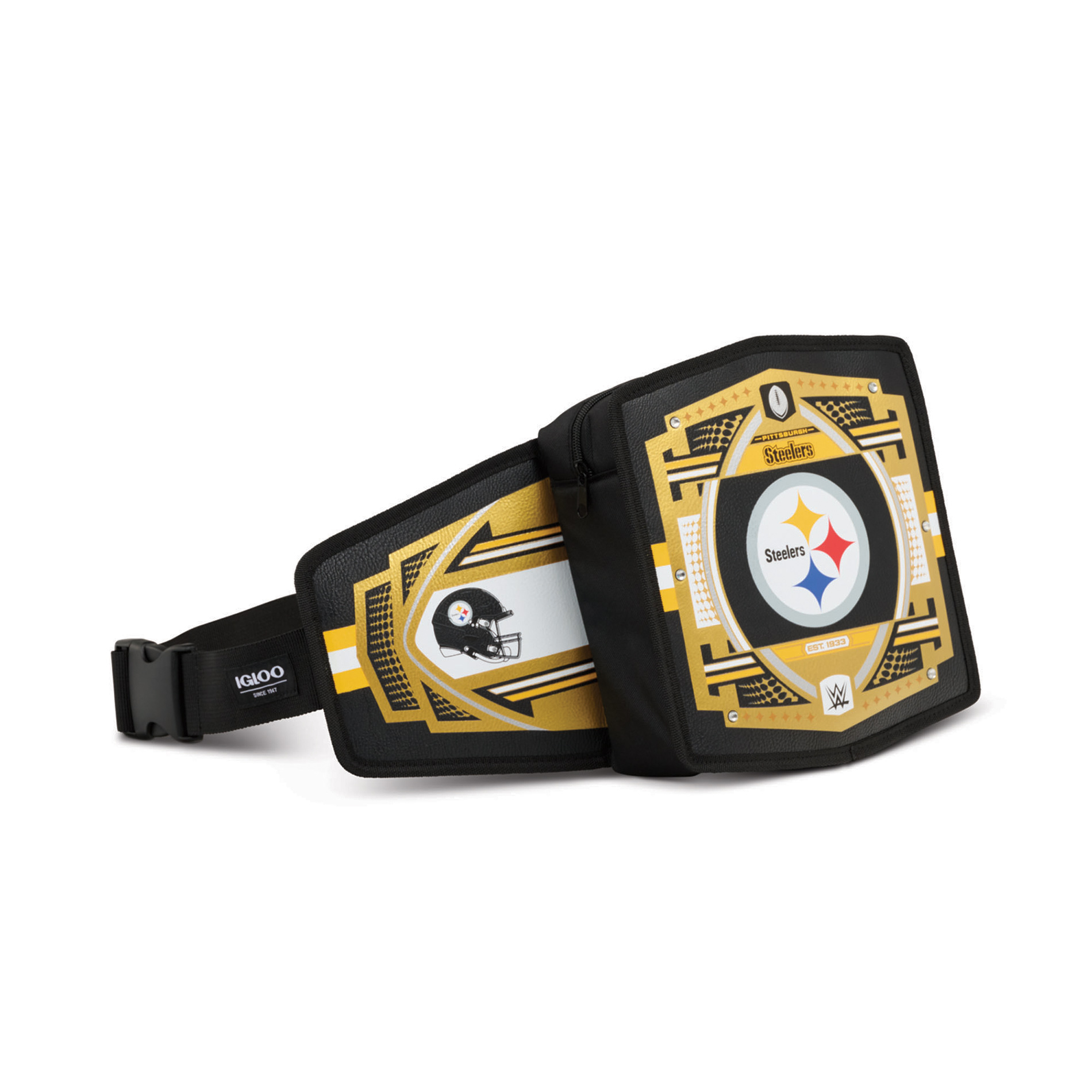 IGLOO  Pittsburgh Steelers WWE Legacy Belt Cooler