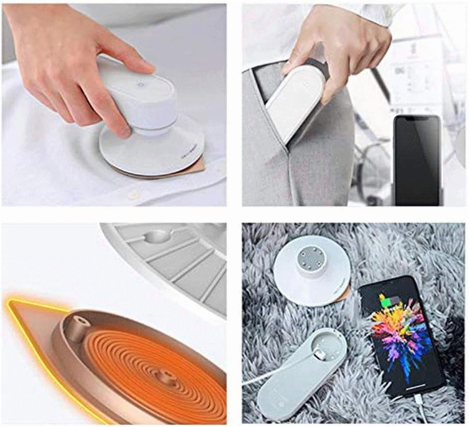 Steam Iron for Clothes, Non-Stick Soleplate Iron, Variable Temperature and Steam Control, Self-Cleaning Function