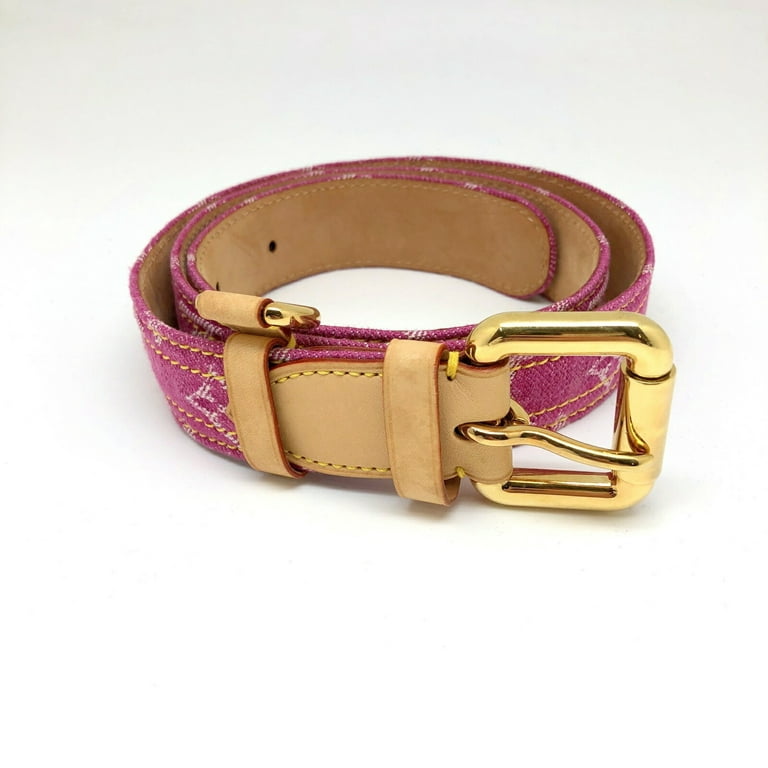 Louis Vuitton - Authenticated Belt - Leather Multicolour for Women, Very Good Condition