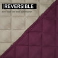 thumbnail image 4 of Easy-Going Reversible Water Resistant Recliner Cover with Elastic Straps, Wine/Beige, 4 of 7