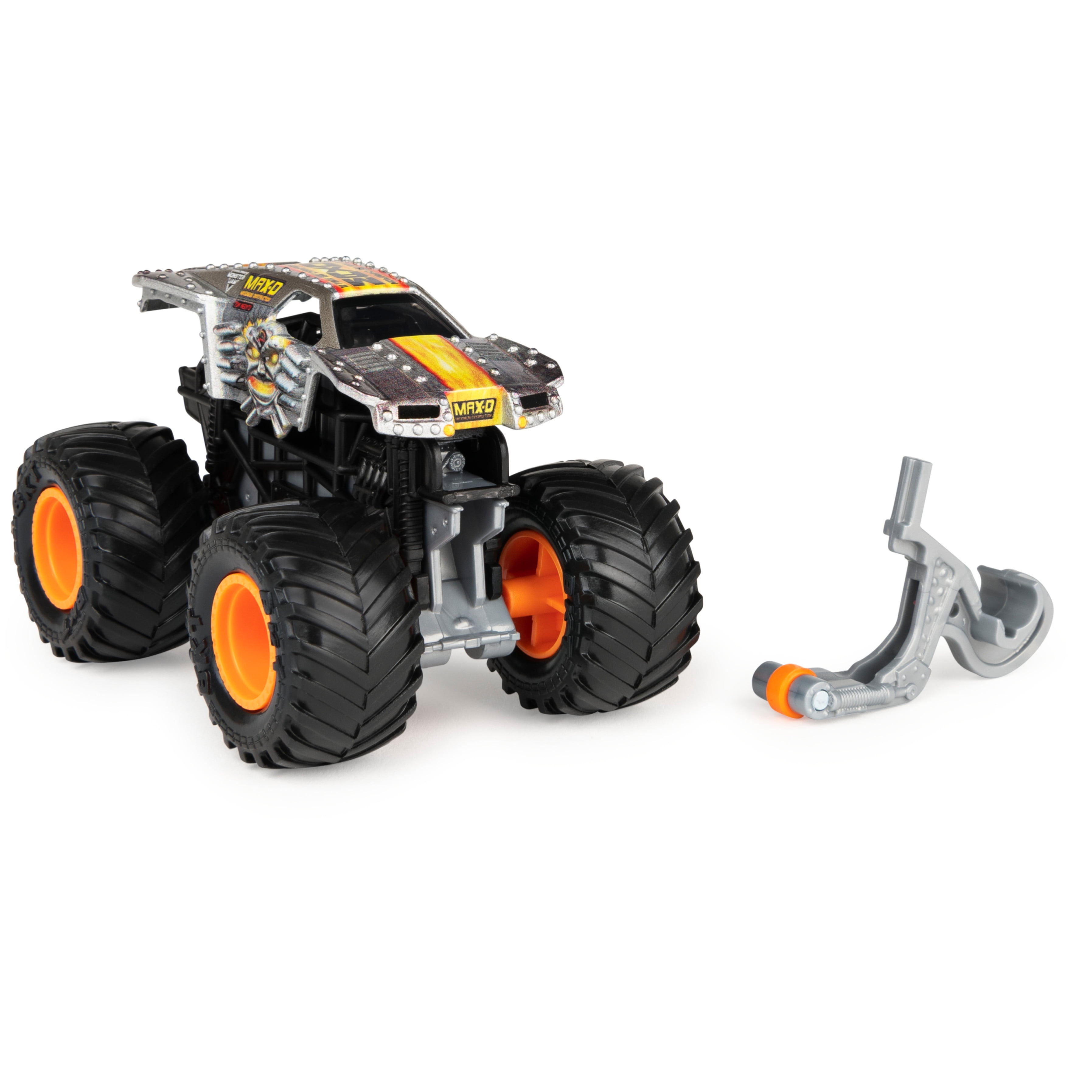 Monster Jam 1:64 Max D Monster Truck with Wheelie Bar and