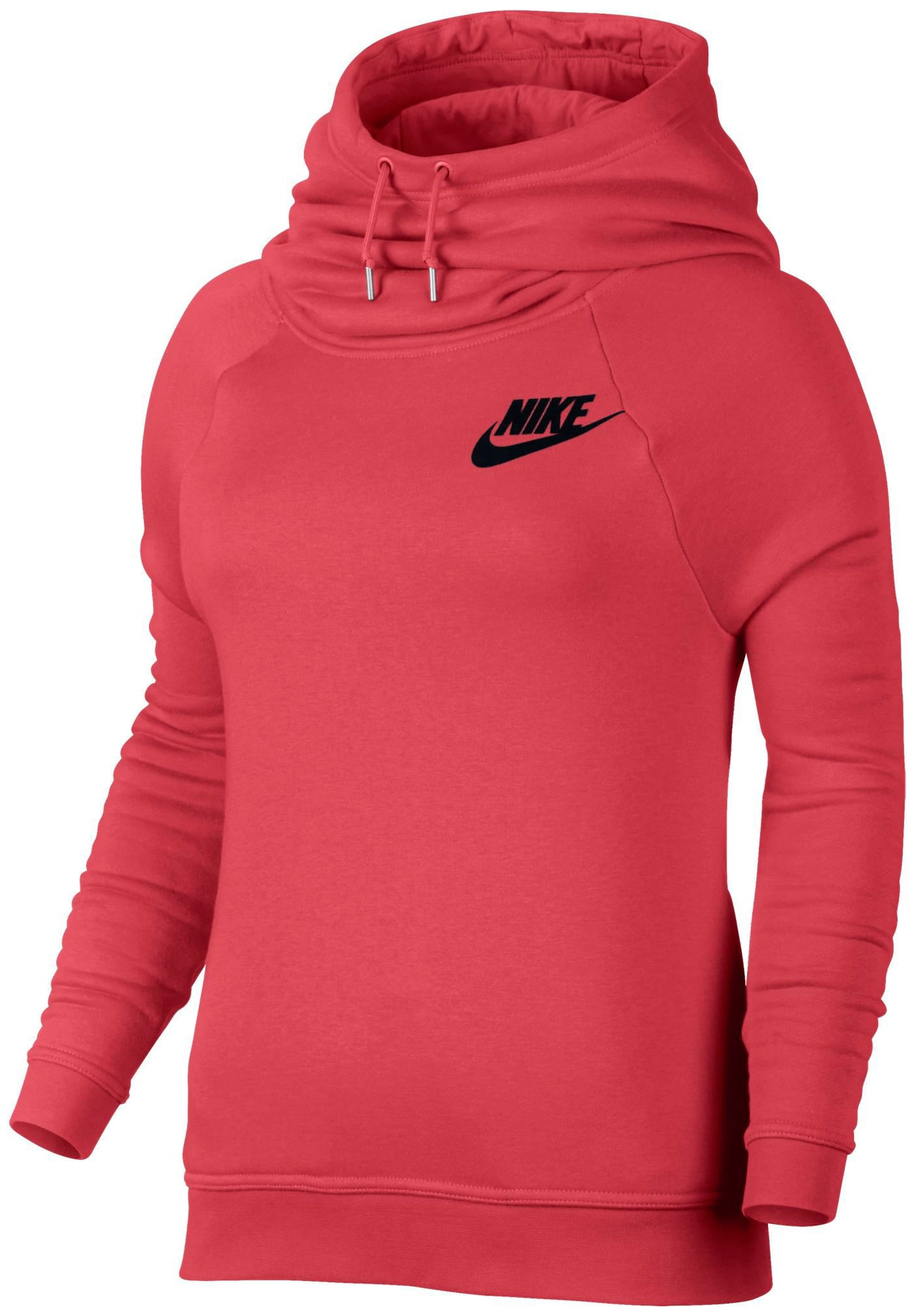Nike Women's Sportswear Rally Hoodie - Ember Glow/Ember Glow - Size XL ...