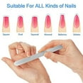thumbnail image 6 of 5Pcs Metal Diamond Nail File Sets for Women Men Silver Stainless Steel Metal Double Side Fingernail Toenail Buffer Filers Emery Boards for Nail Care, 6 of 7