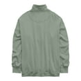 thumbnail image 5 of idosla Womens Oversized Sweatshirt Long Sleeve Henley Pullover Tops 2025 Fall Casual Button Loose Fit Teens Fashion Outfits (Mint Green, M), 5 of 6