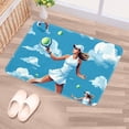thumbnail image 5 of Tennis Non-Slip Polyester Floor Carpet Door Rugs Outdoor Carpet, Machine Washable, 5 of 6