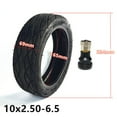 thumbnail image 2 of ALSLIAO 10 inch 10x2.50-6.5 Tubeless Tyre for Ninebot Max G30 Electric Scooter 60/70-6.5, 2 of 5