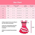 thumbnail image 6 of Girls Cheerleader Cosplay Dress Halloween Flutter Sleeve Pink Fancy-Dress 3-8T, 6 of 6