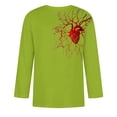 thumbnail image 4 of Camisas de Manga Larga para Hombres Imprimir Casual Cuello Redondo Blusa de Manga Corta, Camisas de Lino para Hombres, 4 of 4