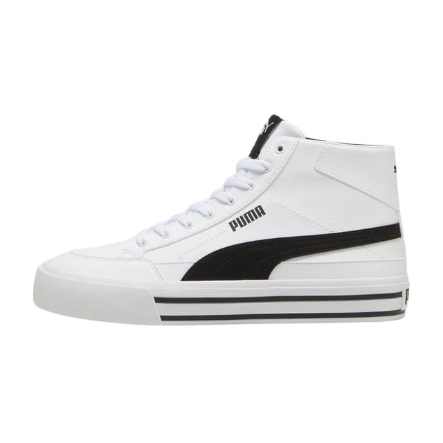 Tenis Puma Court Classic Vulc Retro Unisex Juvenil blanco 27.5