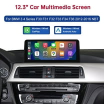 Road Top 12.3 inch Car Multimedium for BMW 3&4 Series F30 F31 F32 F33 F34 F36 2012-2016 With NBT System Car Touch Screen Wireless CarPlay Android Auto Car Stereo Multimedia Radio Receiver Bluetooth