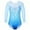 B Blue 3/4 Sleeve, variant on Girls Embroidery Gymnastics Leotard Long Sleeve Purple Ballet Dance Clothes