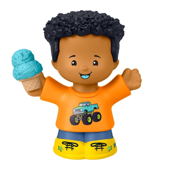 Fisher-Price Little People Boy with Ice Cream Figure for Toddlers & Preschool Kids, 1 Toy