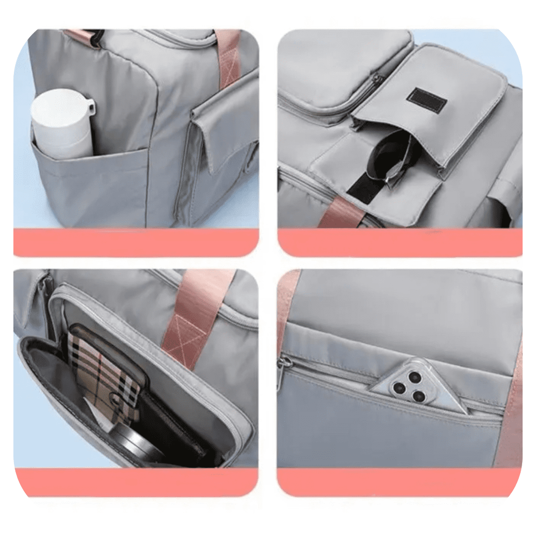 Sports Duffle Bag. Spacious Gym Bag for Workouts and Travel, 19 Inch