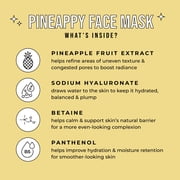 Avatara Juicy Pineappy Exfoliating Pineapple Face Mask for All Skin Types, 1 Sheet Mask
