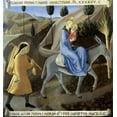 thumbnail image 2 of Angelico, Fra 15x16 White Modern Wood Framed Museum Art Print Titled - Story of The Life of Museumist The Flight To Egypt, 2 of 4