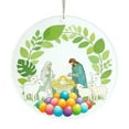 thumbnail image 2 of Easter Ornaments for Decorations - 2D Acrylic Christian Easter Egg Ornaments for Tree Home Garden Decor Double-Sided Colorful Spring Decorations for Party Supplies Favors, 1Pcs, 2 of 6