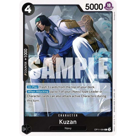 One Piece A Fist of Divine Speed Rare Kuzan OP11-084