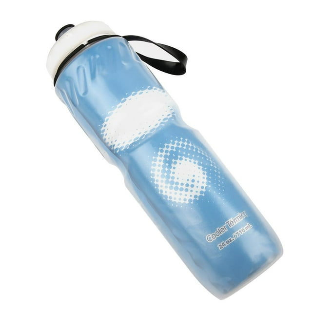 Water Bottle, Sports Water Bottle, Convenient Leakproof Safe To Use Dual Layer Design, For Cycling Hiking Outdoor Camping