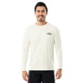 thumbnail image 2 of Fish N Vibe Men's Long Sleeve Performance Fishing Graphic Tee, Cream Swirly Rainbow Trout, 3XL, 2 of 8